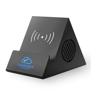 Loa Bluetooth Tích Hợp Sạc Không Dây SP002 - LED Logo Phát Sáng