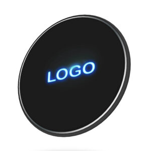đế sạc không dây giá rẻ logo led phát sáng khi sử dụng